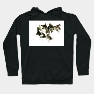 Black Moor Fish Aquarium Artwork Hoodie